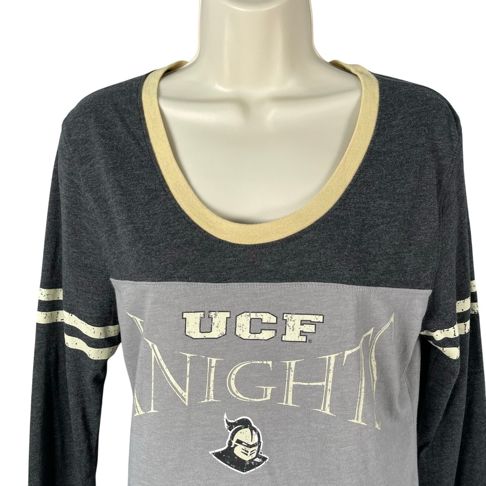 UCF Knights T-shirt Womens Large Vintage Look Cotton Blend Campus Heritage - Picture 2 of 9